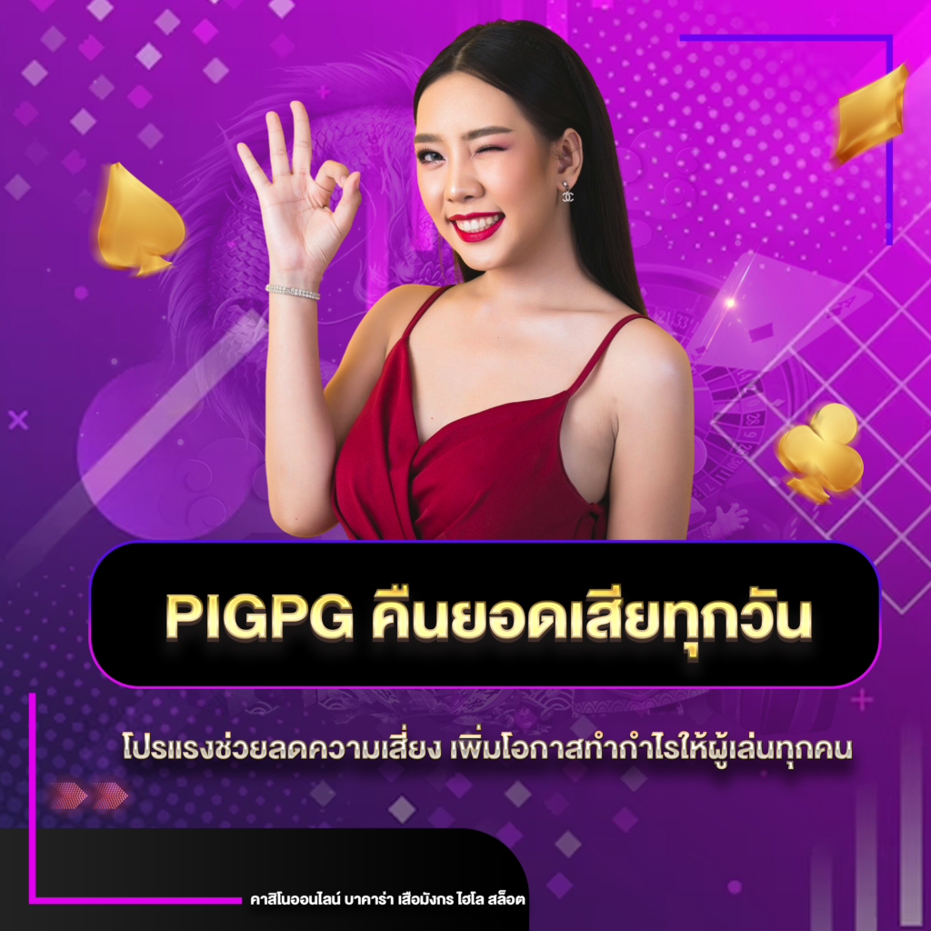 PIGPG คืนยอดเสียทุกวัน